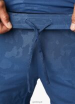 Gym King Debossed Camo Short 5'' Moonlight Blue Men Clothing J2PFB106 - Image 7