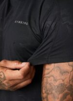Gym King Debossed Camo SS Tee Black Men Clothing J2PFB23 - Image 9