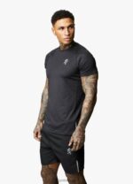 Gym King Debossed Energy Tee Black Men Clothing J2PFB24 - Image 3