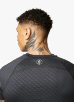 Gym King Debossed Energy Tee Black Men Clothing J2PFB24 - Image 5