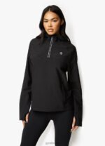 Gym King Deflect Overhead Jacket Black Women Clothing J2PFB558 - Image 5