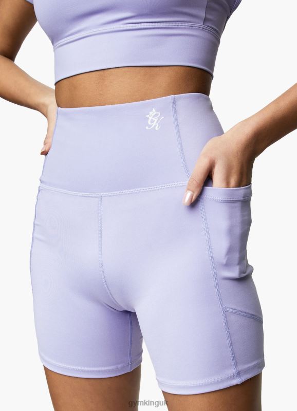 Gym King Dominate 5 Inch Short Lilac Orchid Women Clothing J2PFB512 - Image 3