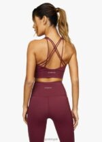 Gym King Dominate Bra Red Wine Women Clothing J2PFB559 - Image 2