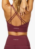Gym King Dominate Bra Red Wine Women Clothing J2PFB559 - Image 5
