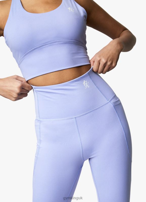 Gym King Dominate Sports Bra Lilac Orchid Women Clothing J2PFB581 - Image 3