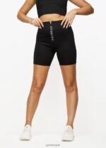 Gym King Dynamic Zip Front Cycle Short Black Women Clothing J2PFB501