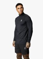 Gym King Energy 1/4 Zip Funnel Black Men Clothing J2PFB200 - Image 7