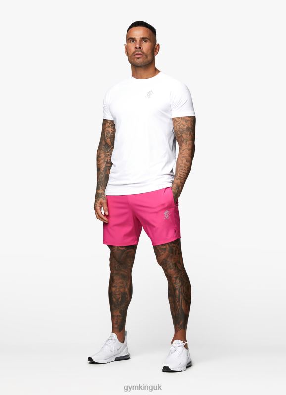 Gym King Energy 6'' Short Magenta Pink Men Clothing J2PFB134 - Image 6