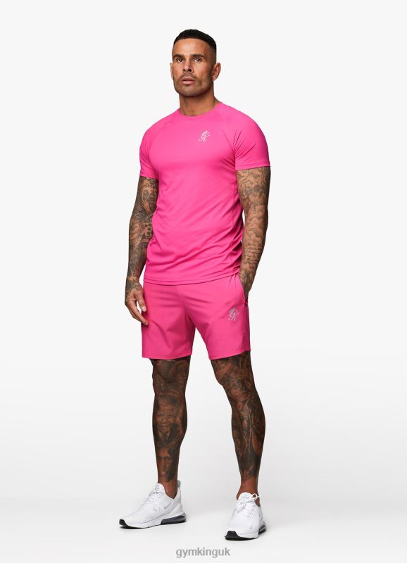 Gym King Energy 6'' Short Magenta Pink Men Clothing J2PFB134 - Image 8
