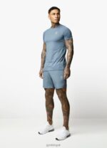 Gym King Energy Short Petrol Blue Men Clothing J2PFB144 - Image 6