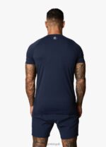 Gym King Energy Tee Navy Men Clothing J2PFB28 - Image 4