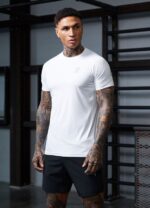 Gym King Energy Tee White Men Clothing J2PFB21 - Image 2