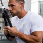 Gym King Energy Tee White Men Clothing J2PFB21