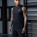 Gym King Energy Vest Black Men Clothing J2PFB176
