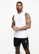 Gym King Energy Vest White Men Clothing J2PFB175 - Image 3