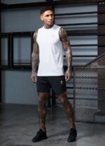 Gym King Energy Vest White Men Clothing J2PFB175 - Image 4