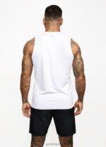 Gym King Energy Vest White Men Clothing J2PFB175 - Image 5