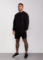 Gym King Est. Legacy Crew Black Men Clothing J2PFB213 - Image 2