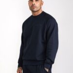 Gym King Est. Legacy Crew Navy Men Clothing J2PFB214