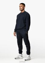 Gym King Est. Legacy Crew Navy Men Clothing J2PFB214 - Image 7