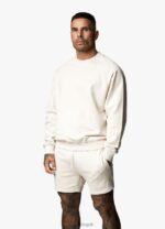 Gym King Est. Legacy Crew Sand Men Clothing J2PFB215 - Image 5