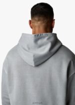 Gym King Est. Legacy Hood Washed Grey Men Clothing J2PFB205 - Image 3