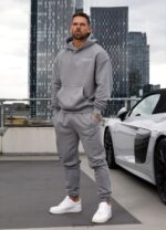 Gym King Est. Legacy Jogger Washed Grey Men Clothing J2PFB276 - Image 2