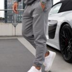 Gym King Est. Legacy Jogger Washed Grey Men Clothing J2PFB276