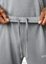 Gym King Est. Legacy Jogger Washed Grey Men Clothing J2PFB276 - Image 7