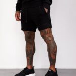 Gym King Est. Legacy Short Black Men Clothing J2PFB109