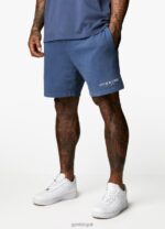 Gym King Est. Legacy Short Washed Indigo Men Clothing J2PFB94 - Image 5