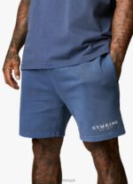 Gym King Est. Legacy Short Washed Indigo Men Clothing J2PFB94 - Image 6