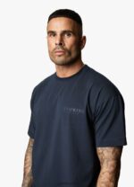 Gym King Est. Legacy Tee Navy Men Clothing J2PFB48 - Image 6