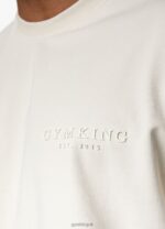Gym King Est. Legacy Tee Sand Men Clothing J2PFB49 - Image 3