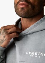 Gym King Est. Legacy Tracksuit Washed Grey Men Clothing J2PFB236 - Image 11