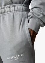 Gym King Est. Legacy Tracksuit Washed Grey Men Clothing J2PFB236 - Image 15