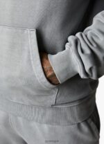 Gym King Est. Legacy Tracksuit Washed Grey Men Clothing J2PFB236 - Image 9