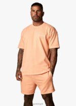 Gym King Est. Legacy Washed Tee Washed Coral Men Clothing J2PFB7 - Image 6