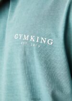 Gym King Est. Legacy Washed Tee Washed Ink Teal Men Clothing J2PFB6 - Image 6