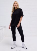 Gym King Established Boyfriend Tee Black Women Clothing J2PFB417 - Image 4