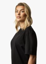 Gym King Established Boyfriend Tee Black Women Clothing J2PFB417 - Image 10