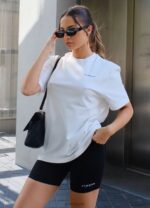 Gym King Established Boyfriend Tee Cream Women Clothing J2PFB411 - Image 2