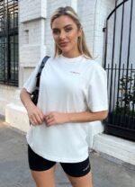 Gym King Established Boyfriend Tee Cream Women Clothing J2PFB411 - Image 4