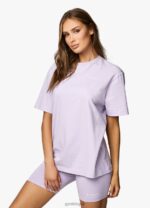 Gym King Established Boyfriend Tee Lilac Women Clothing J2PFB364 - Image 4