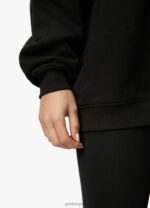 Gym King Established Crew Black/White Women Clothing J2PFB367 - Image 11