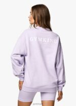 Gym King Established Crew Lilac Women Clothing J2PFB366 - Image 4