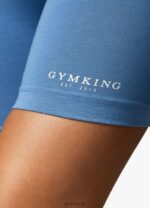 Gym King Established Cycle Short Coastal Blue Women Clothing J2PFB360 - Image 3