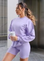 Gym King Established Cycle Short Lilac Women Clothing J2PFB365 - Image 4