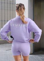 Gym King Established Cycle Short Lilac Women Clothing J2PFB365 - Image 5
