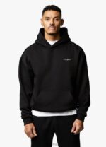 Gym King Established Hood Black Men Clothing J2PFB220 - Image 5